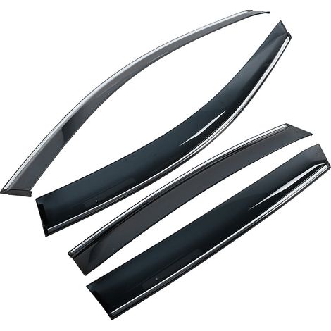 Pare-soleil de fenêtre fumé 4 pièces, déflecteur de pluie pour Honda CRV 2007-2011 (1/5)
