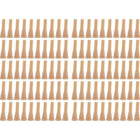 100 pièces doigts en caoutchouc pour plumeuse de volaille, remplacement pour canards, poulets, oies, rose jaunâtre (1/5)