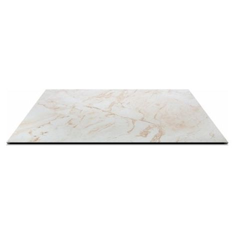 L'Arcolaio Piano HPL 70x70 Calacatta Marmo Bianco 10mm Made in Italy (1/4)