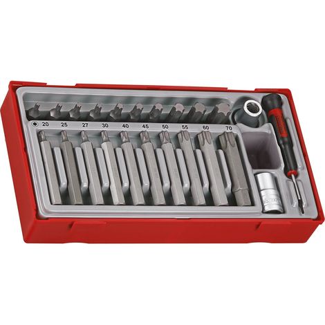 Teng TC23 TTTX23 TX Bit Socket Set, 23 Piece - 1/2in Drive TENTTTX23 (1/2)