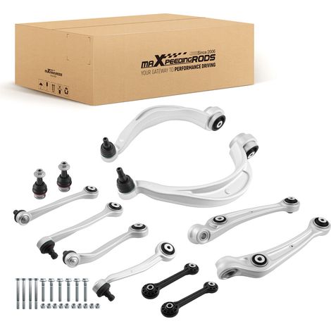 12X FRONT UPPER LOWER SUSPENSION CONTROL ARM FOR AUDI A4 AVANT 8K A5 8T 8F Q5 8R (1/5)