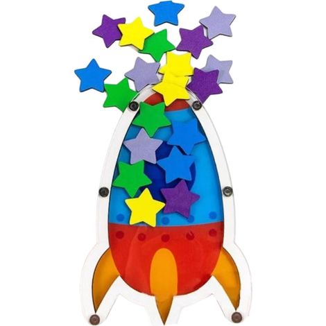 Bocal de récompense pour enfants en forme d'étoiles - Pot de récompense pour enfants - Bocal de récompense pour enfants (1/4)