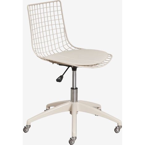 Silla de escritorio en acero Renee SKLUM         Beige Tapioca    