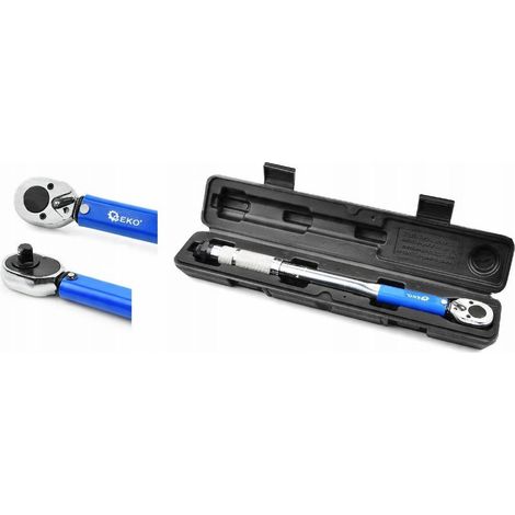 Geko Clé Dynamométrique Pro acier 3/8'' 19-110 Nm (1/3)