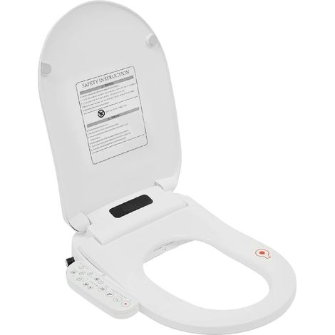 Bidet-WC-Sitz, Material: PP, Abmessungen: 51,5 x 37 x 12,3 cm, Nennspannung: 220 V Wechselstrom, Nennleistung: 1030 W, Schutzart: IPX4 (wasserdicht) (1/5)