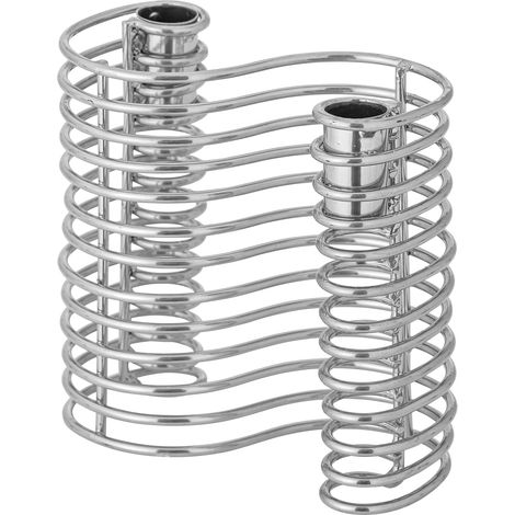 Bloomingville - Wavela Candle Holder - Silver