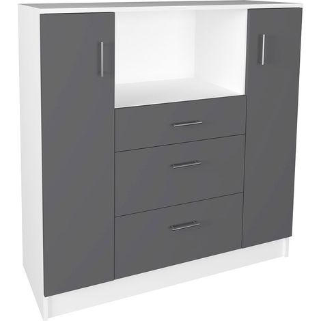 Armoire de cuisine commode Micro-ondes Esilo 110x109x40 - VCM