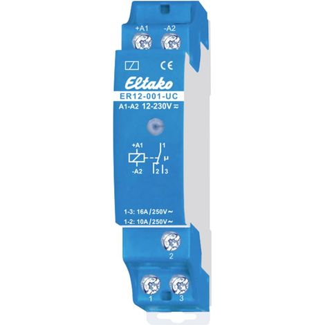 Eltako ER12-001-UC Relè di commutazione Tensione nom.: 230 V Corrente di commut. max.: 16 A 1 scambio 1 pz. (1/5)