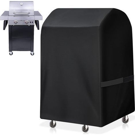 Housse Barbecue Extérieur – 77x61x110 cm – Oxford 420D Robuste – Noir – Universelle (1/5)