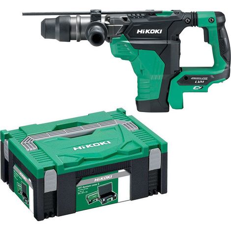 Hikoki – Perforateur burineur sans fil 36V – Force de frappe 8,5J – Emmanchement SDS-max – Pour béton armé – DH36DMAW2Z