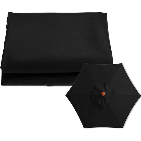 Cloth, 2.7m/8ribs, 300cm/8ribs, Replacement Parasol Canopy Cover for Patio Umbrella (Color Red, Size : 300cm/9.8ft (6ribs)) (1/5)