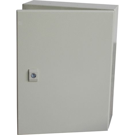 Rs Pro – Coffret électrique nu en acier IP66 – Dimensions 300x250x200mm – Pour environnements humides – Système de verrouillage simple