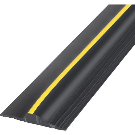 m/18 mm Garage Door Threshold Seal, Rubber Seal, Universal Garage Door Seal for Garages, Sheds, Warehouses, Workshops, Black (1/5)
