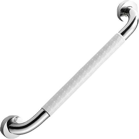 Rutschfester Haltegriff für die Badewanne mit Leuchtstoffröhrenbeleuchtung und wandmontierter Edelstahl-Haltestange (1/4)