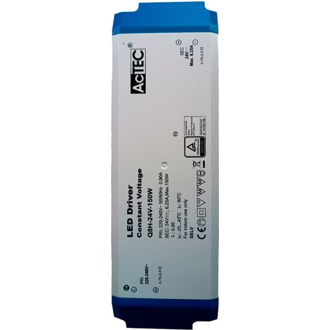 Alimentatore Trasformatore CV 150W 24V 6,25A Tensione Costante 210X67X34mm (1/3)