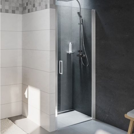 Porte de douche battante en niche NOVIK 101 RIHO 100x200 cm (1/2)