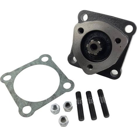 Adaptateur 4x3 entre prise de force et pompe hydraulique pour basculement universel (1/4)