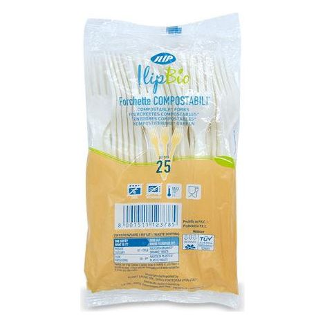 Ilip CF25 Tenedores Blancos de CPLA Bio