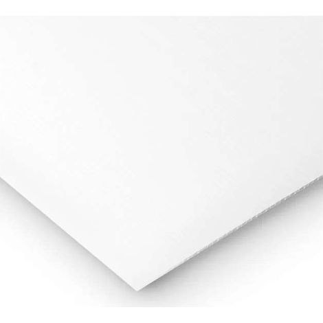 Pannello Alveolare in Polipropilene - Bianco - 1000x500x2,5 mm