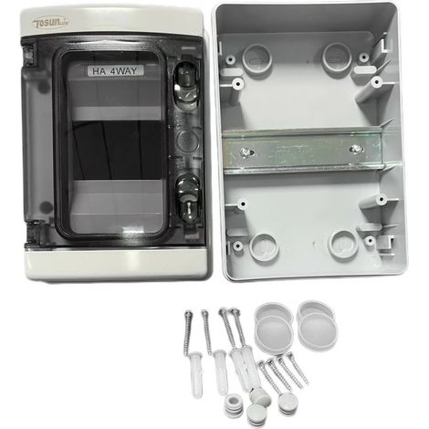 Caja Eléctrica para Exteriores IP65 4 elementos