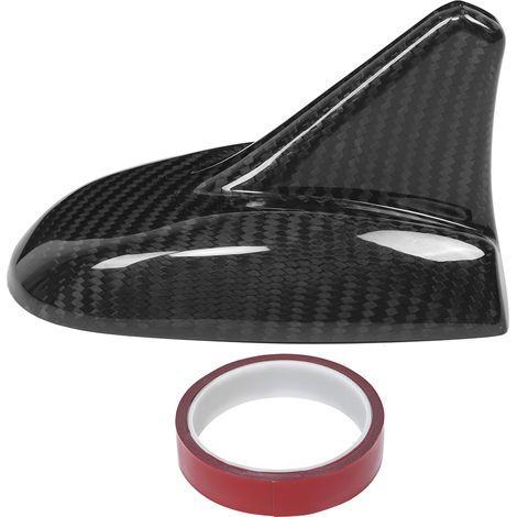 Eosnow Cache d'antenne aileron de requin en fibre de carbone sèche pour toit de voiture, compatible avec Maserati Quattroporte/Ghibli 2013-2020