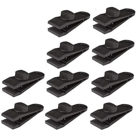 Heavy Duty Locking Grip Clamps Thumb Screw Tent Clip Secures Tarps Awning Clamp Set for Camping Tarps Canopies (1/5)