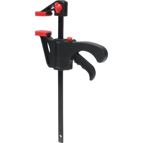 Serre-joint professionnel en acier trempé haute dureté, usage intensif, fixation rapide pour menuiserie, étau de serrage longue durée, maniable et robuste. (1/5)
