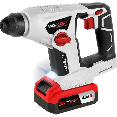 Taladro SDS perforador brushless 4.0Ah WORGRIP 20V (1/5)