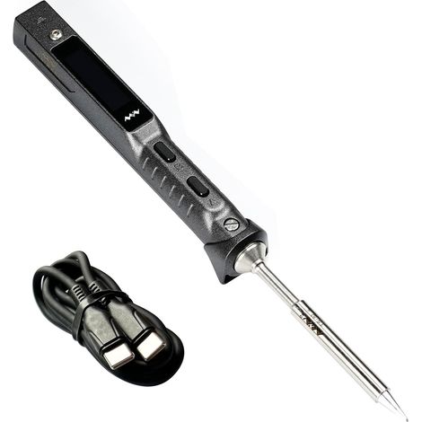 Fer à souder intelligent TS101 65W, portable USB-C, écran LCD, température réglable, veille auto, version améliorée TS100, avec panne TS-B2 (1/5)