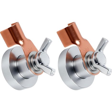 2pcs Pince de Masse Magnétique pour Soudage Pince de Soudage Magnétique Réglable 500a Argenté pour Tube de Soudeur et Fil Industriel et Chantier (1/5)