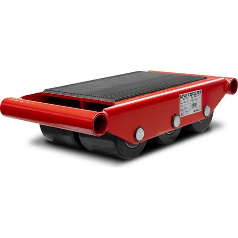 Mw Tools – Patin rouleur charge lourde 6 t – 6 galets en nylon – Revêtement antidérapant – Roues sur roulement à billes – TRR6 (1/3)
