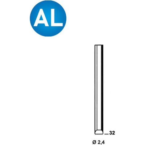 5 000 Pointes Chevilles Aluminium en Bande - 2.4x32 mm - D-Work