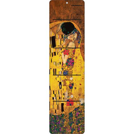 Organizer da parete in feltro Bertoni Kiss 25×95 cm - antracite, stampa HD, tasche, decorativo e pratico (1/5)