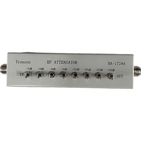 Atténuateur variable/par paliers RF 82 dB 50 compatible avec les émetteurs radioamateurs - FFY (1/4)