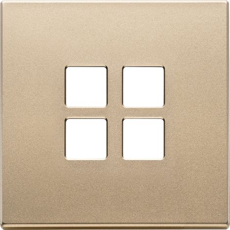 VIMAR - 22692.88 Placca 2Mx4 Flat oro satinato