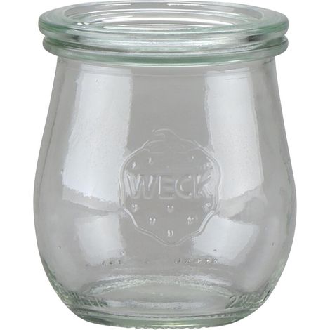 Tulpe-Glas "Cucinare" Rundrand 220 ml Weck-Glas, Rundrand-Deckel (1/3)