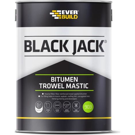 Everbuild Sika Black Jack® 903 Bitumen Trowel Mastic 2.5 litre