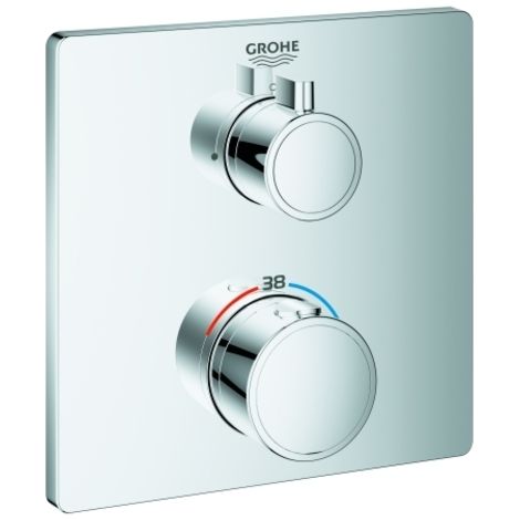 Grohe Grohtherm - Grifo empotrado termostático de ducha, cromo 24078000 (1/5)