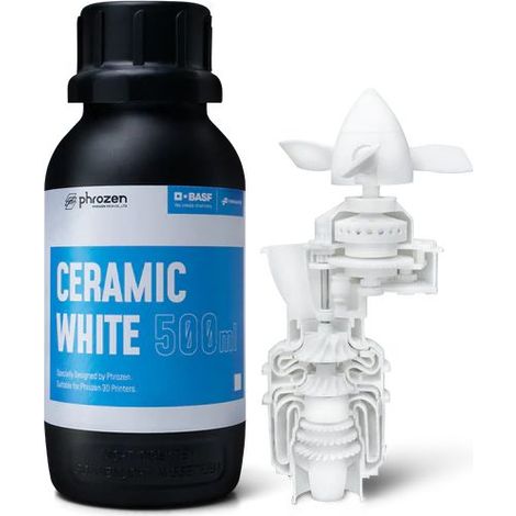 Phrozen Ceramic White BASF 3D-Druckerharz 500 ml