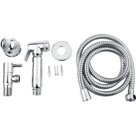 Kit de douchette WC portable pour hygiène intime et nettoyage multifonction salle de bain (1/5)