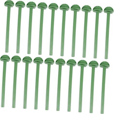 Lot de 20 poteau debout pour oiseaux en plastique perchoir pour le repos du perroquet perroquet perroquet pour les oiseaux oiseaux robe stand cage d'oiseaux (plastique) (1/5)