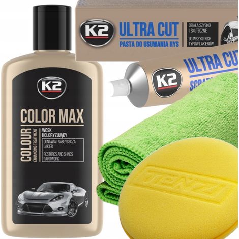 Kit de colorantes en pasta y cera PARA ELIMINAR ARAÑAZOS EN BARNIZ NEGRO (1/5)