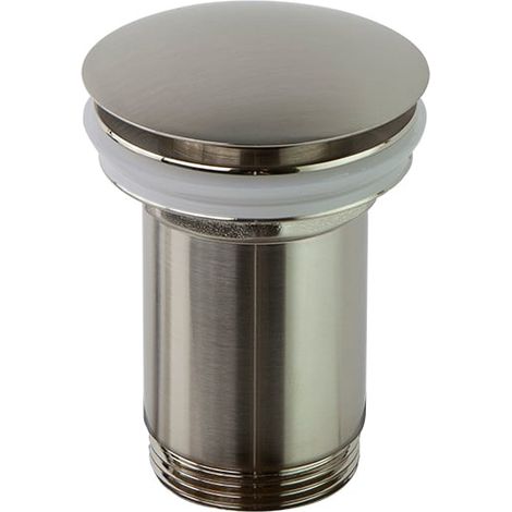 Bonde Clic-Clac en laiton, Nickel brossé - 1219LNC (1/2)