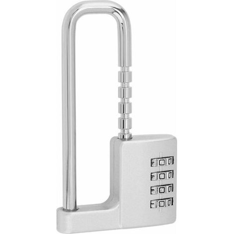 4-Digit Combination Padlock, Adjustable Lock for Cabinets, Schools, Gyms, Toolboxes, and Garden Sheds (Multiple Colors) (1/4)