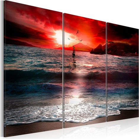Tableau coucher de soleil - 120 x 80 cm (1/4)
