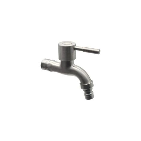 Rubinetto da bagno a parete in acciaio inox. Rubinetti da giardino per lavatrici.