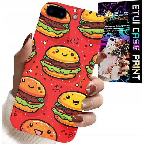 Cover per iPhone (7 Plus) - simpatici hamburger sorridenti (1/5)