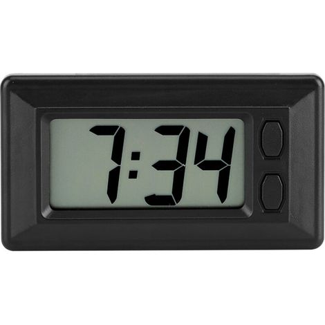 Orologio digitale LCD per cruscotto auto - Visualizza data, ora e calendario (1/4)