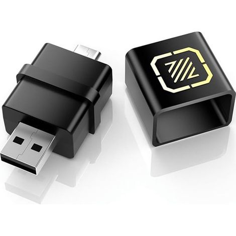 Adaptador CarPlay 2 en 1 inalámbrico para CarPlay y Android Auto, USB tipo C, convierte la conexión por cable en inalámbrica (1/5)