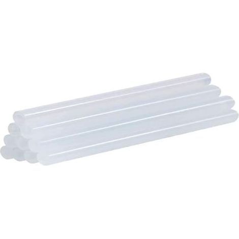 10 bâtons de colle à chaud transparents 7 x 100 mm - Colle extra puissante pour pistolet à colle chaude, Sans Solvant, Séchage Rapide (1/5)